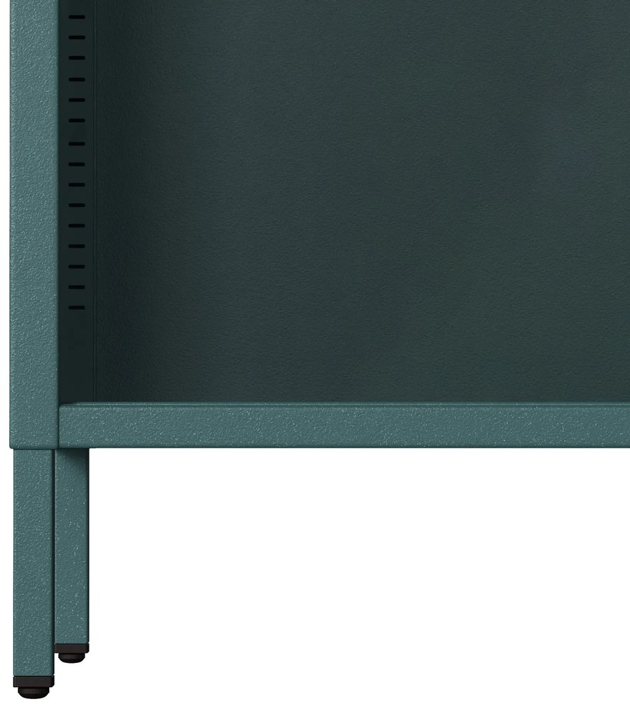 Nízky policový regál LUCA, 1000 x 900 x 350 mm, Modern: morská farba