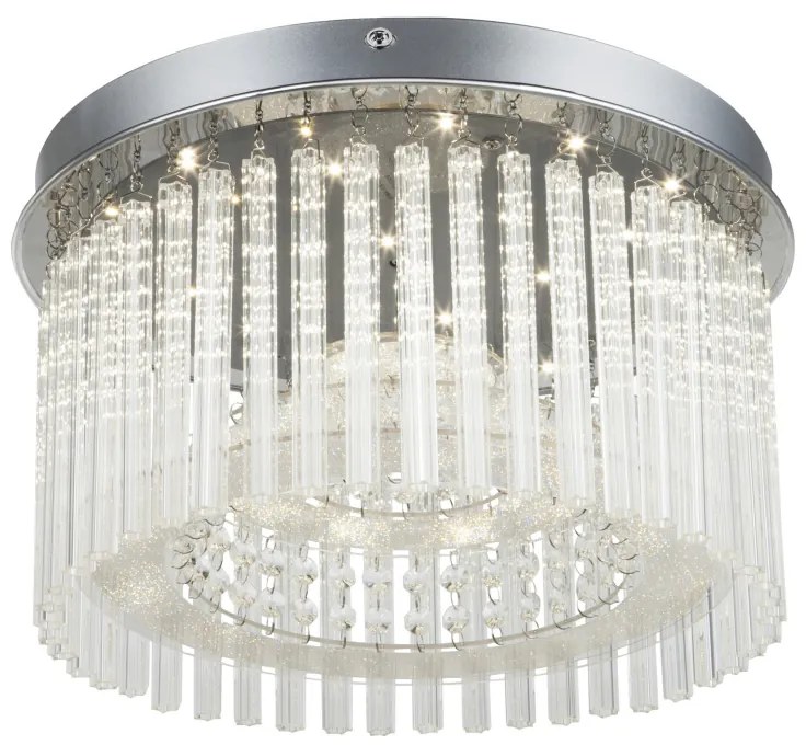 GLOBO Stropné LED designové osvetlenie JOYCE, 18W, denná biela, 37cm, okrúhle
