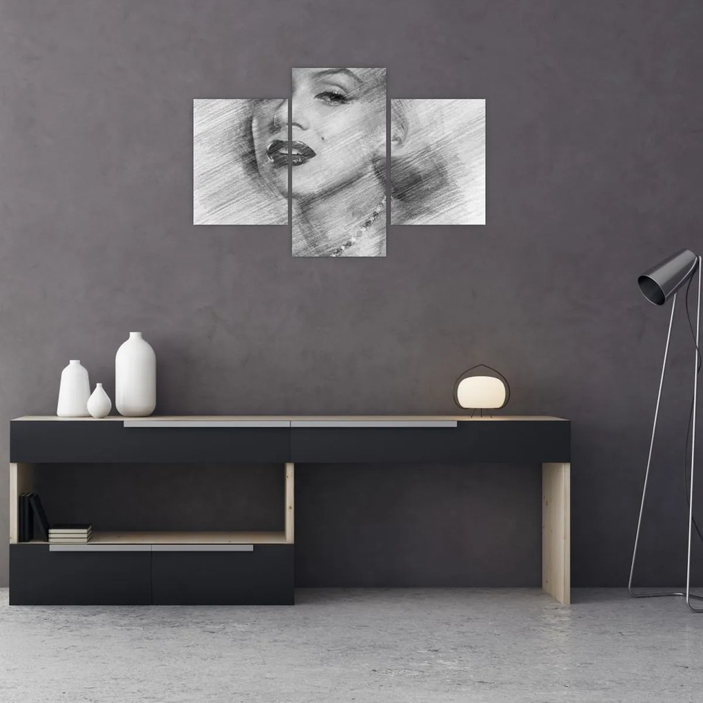 Obraz - Portrén Merilyn Monroe (90x60 cm)