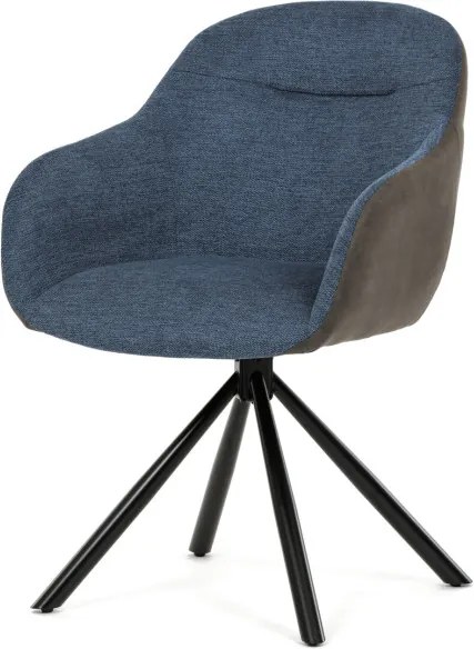 Jedálenská stolička modrá DCH-Y1143 BLUE2