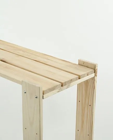 DREVENÝ REGÁL Maxi 3L 115x80x30 - BOROVICA