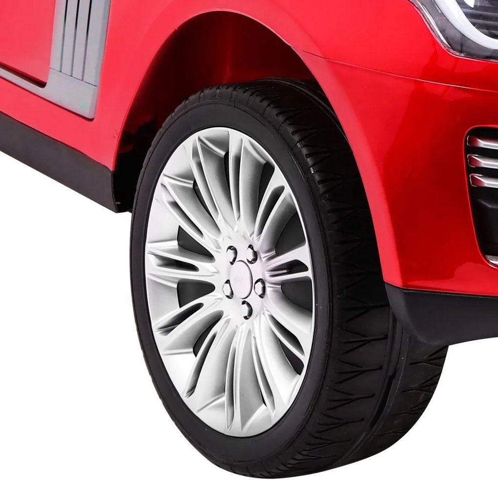 RAMIZ ELEKTRICKÉ AUTÍČKO RANGE ROVER HSE - ČERVENÉ- 4 x 45W - 2 x 12V/7Ah, - DVOJMIESTNE - LAKOVANÉ - 2022