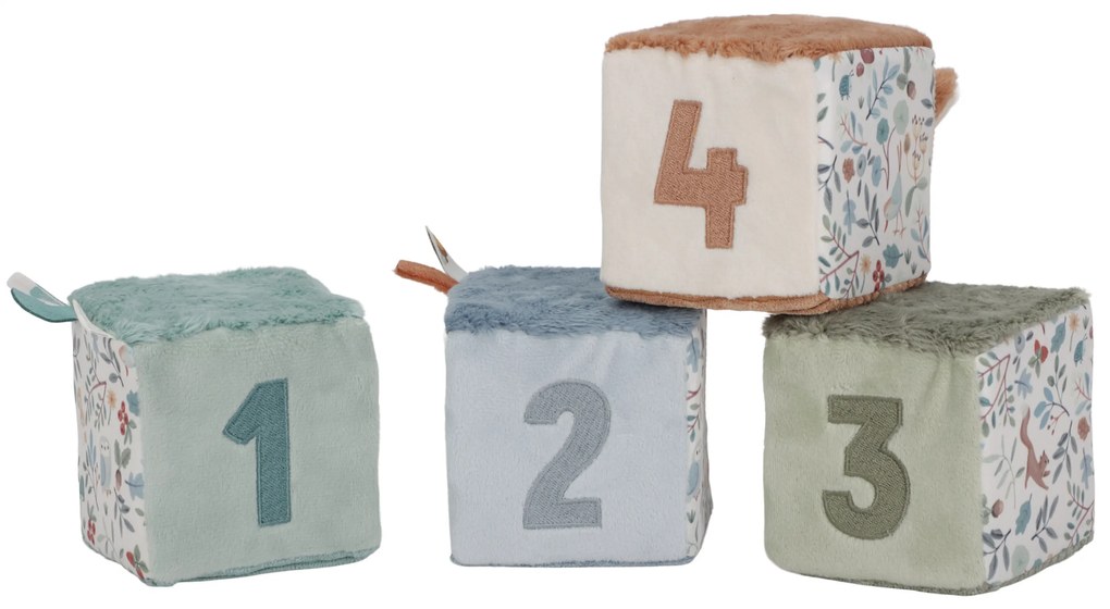 Kocky textilné 4 ks Forest Friends