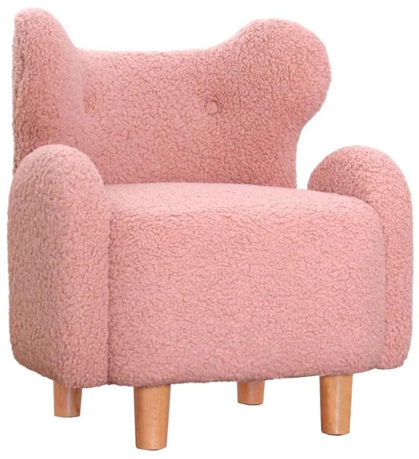 Detské kreslo TOBI ružové