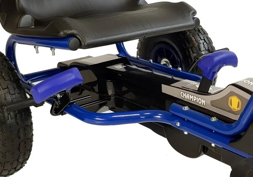LEAN TOYS Šľapacia kára A-18 modrá - 2023