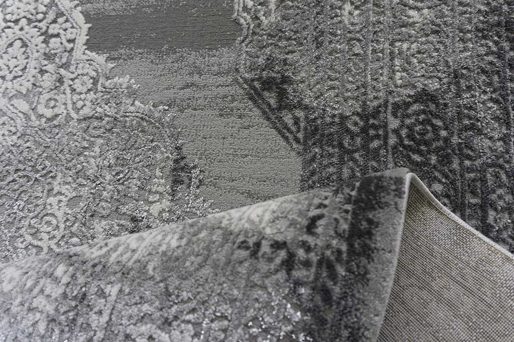 Kusový koberec Zara 8372 Grey Star, 140x190, šedá, kancelária, Berfin Dywany