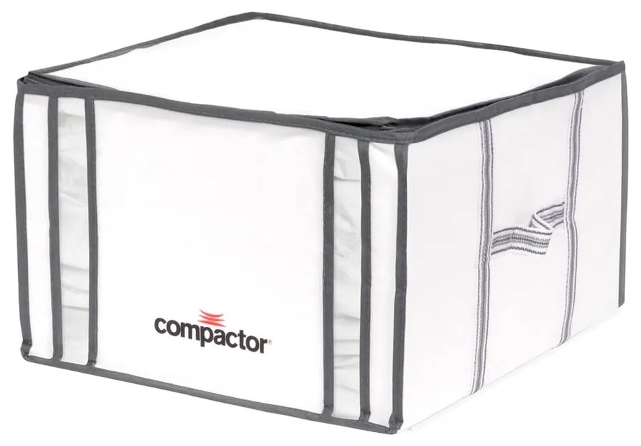 Biely úložný box s vákuovým obalom Compactor Black, objem 125 ml