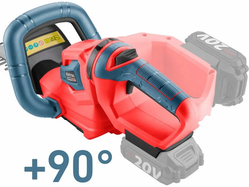 EXTOL PREMIUM nožnice na živý plot, 46cm bez aku a nabíjačky 8891933