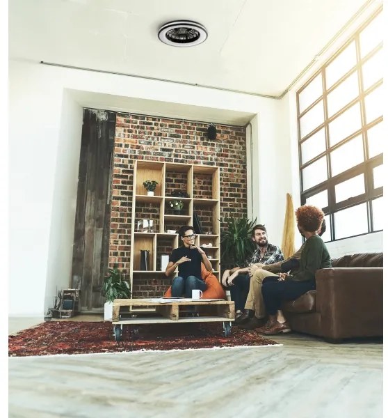 Kanlux 38033-LED Stm. svietidlo s ventilátorom PLAVE 48W/230V 3000/4000/6500K +DO