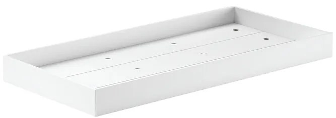 Zásuvka pod posteľ z bukového dreva Forrest biela 195cm