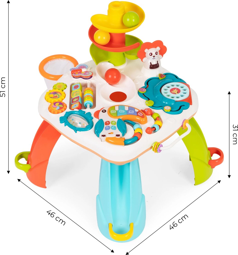 HUANGER Interaktívny edukačný stolík s hudobným tukanom