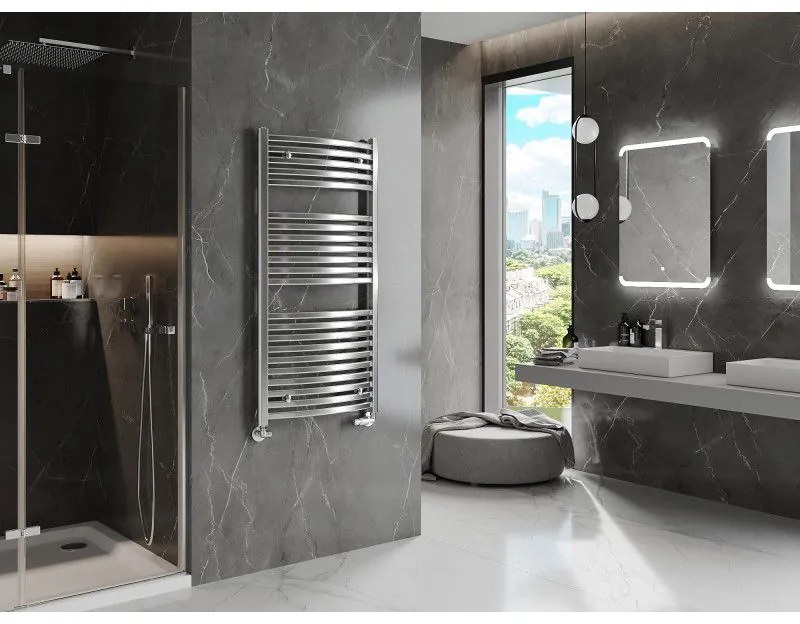 Mexen Helios, vykurovacie teleso 1200x600 mm, 524 W, chrómová, W103-1200-600-00-01