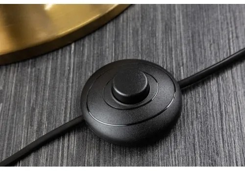 Stojaca lampa 41526 Lux III Čierna-zlatá  - Komfort-nábytok