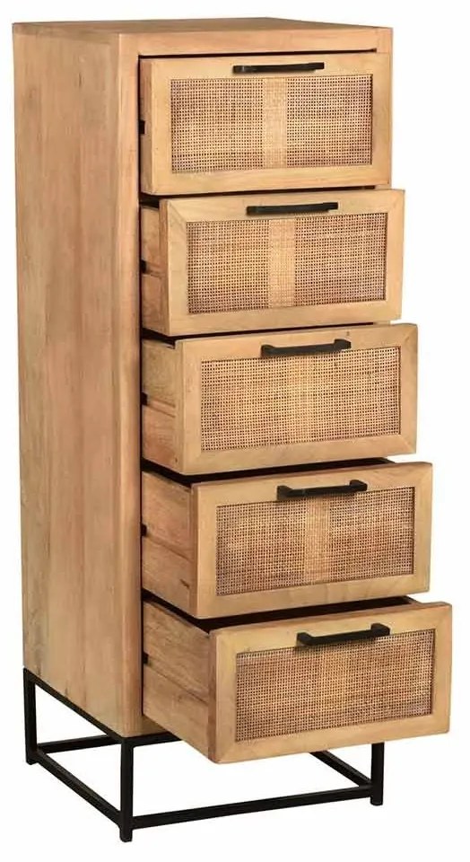 Komoda CANE 45 × 35 × 115 cm