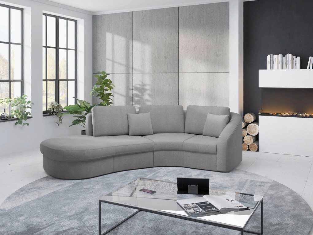 XXXLutz ROHOVÁ SEDAČKA, textil, sivá Sit & More - Sedačky - 000144017415