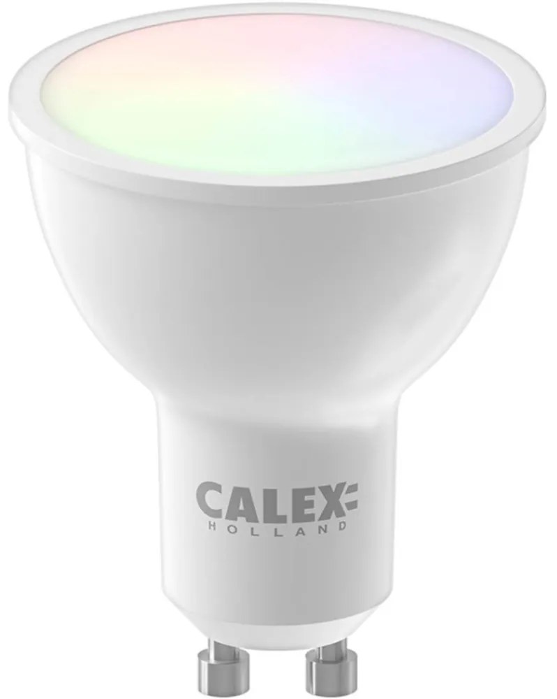 LED GU10 SMART WiFi žiarovka 4,9W 345lm RGB + CCT TUYA CALEX