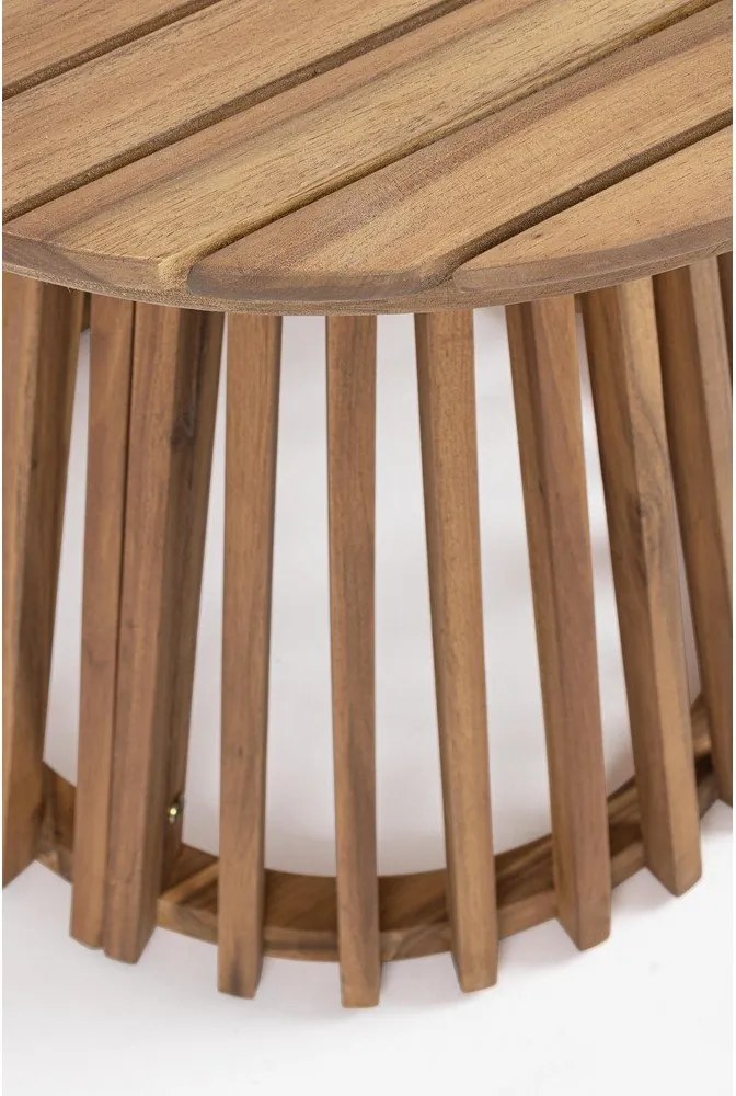 Okrúhly záhradný stolík z masívu akácie ø 50 cm Rodano – Bizzotto