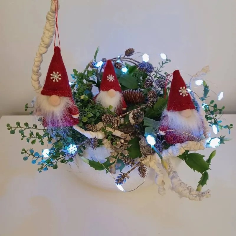 DECOLED Sada trpaslíků, 11 cm, červená