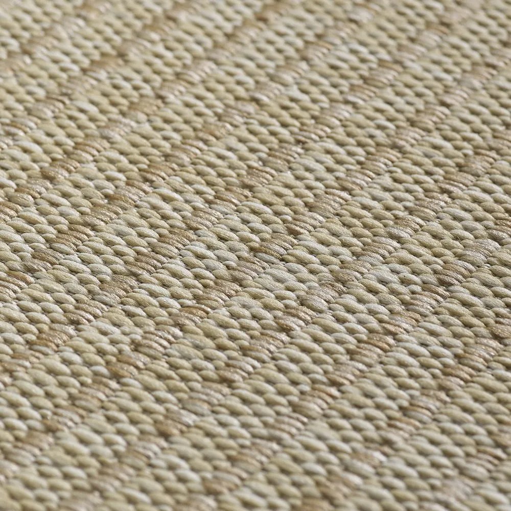 Béžový okrúhly vonkajší koberec ø 120 cm Giza – Ayyildiz Carpets
