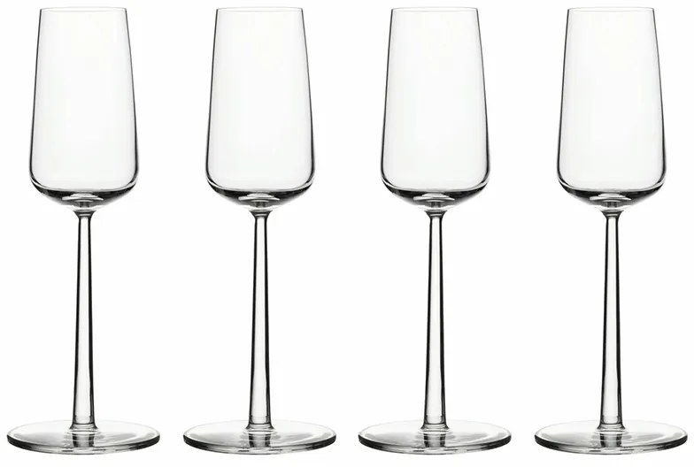 Poháre na šampaňské Essence 0,21l, 4ks