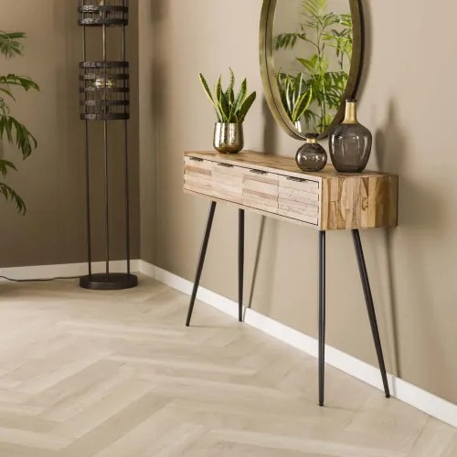 Toaletný stolík/Konzola Teca 27-13 Teak drevo - Komfort-nábytok