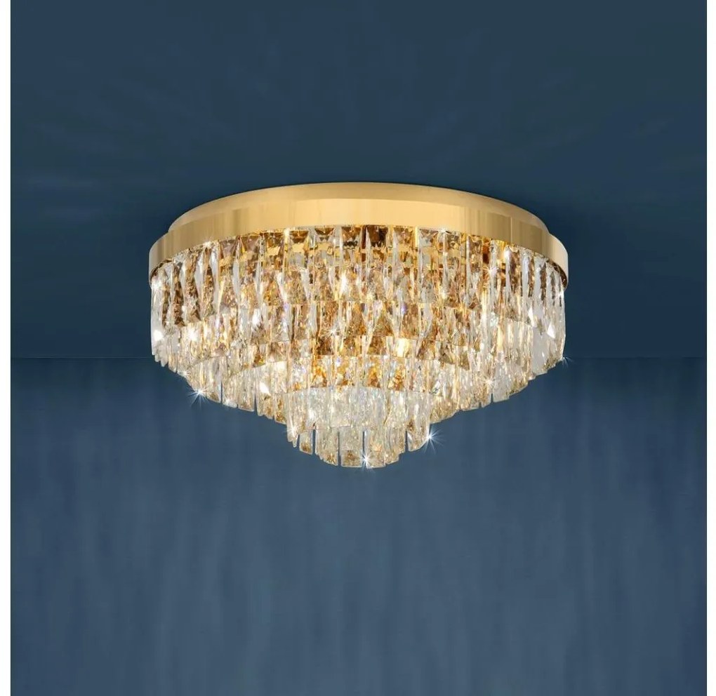 Eglo 39458 - Stropné svietidlo VALPARAISO 11xE14/40W/230V zlatá