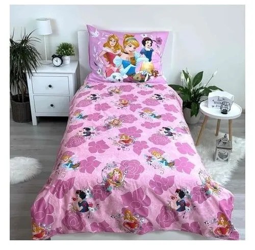 Bavlnené detské obliečky na jednolôžko 140x200 cm Princess - Jerry Fabrics