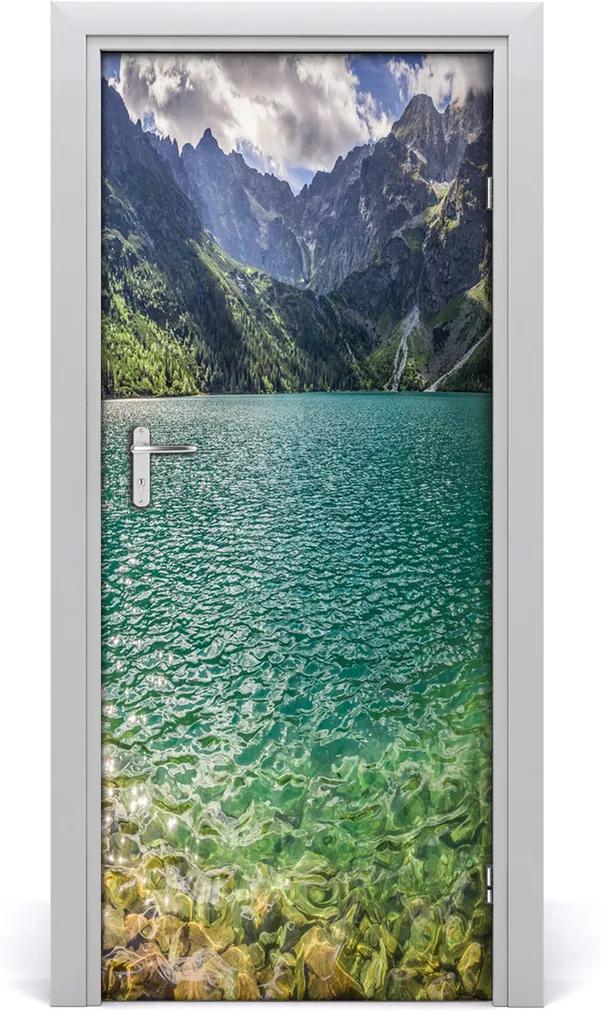 Fototapeta na dveře Jezero v horách