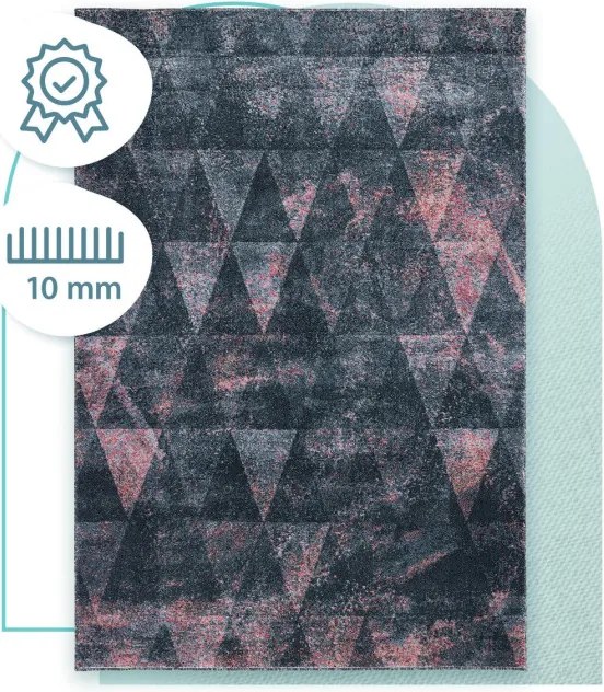 Koberec Balta Bohemia 78312 292 sivý / ružový