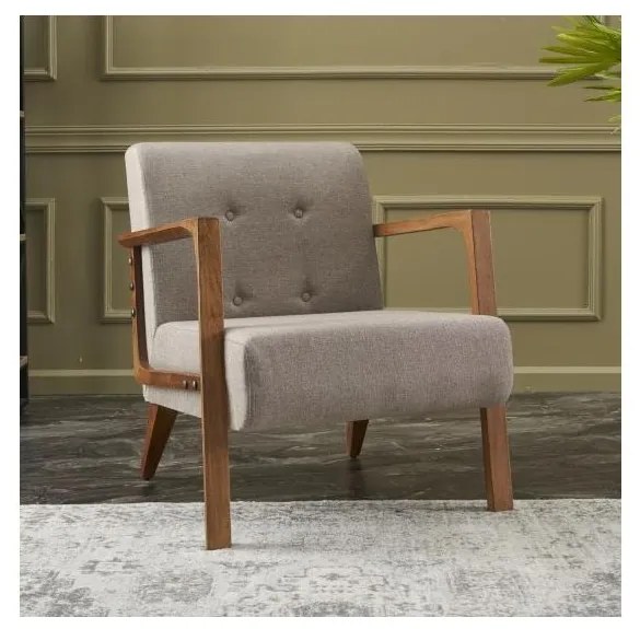 Kreslo DELI krémové