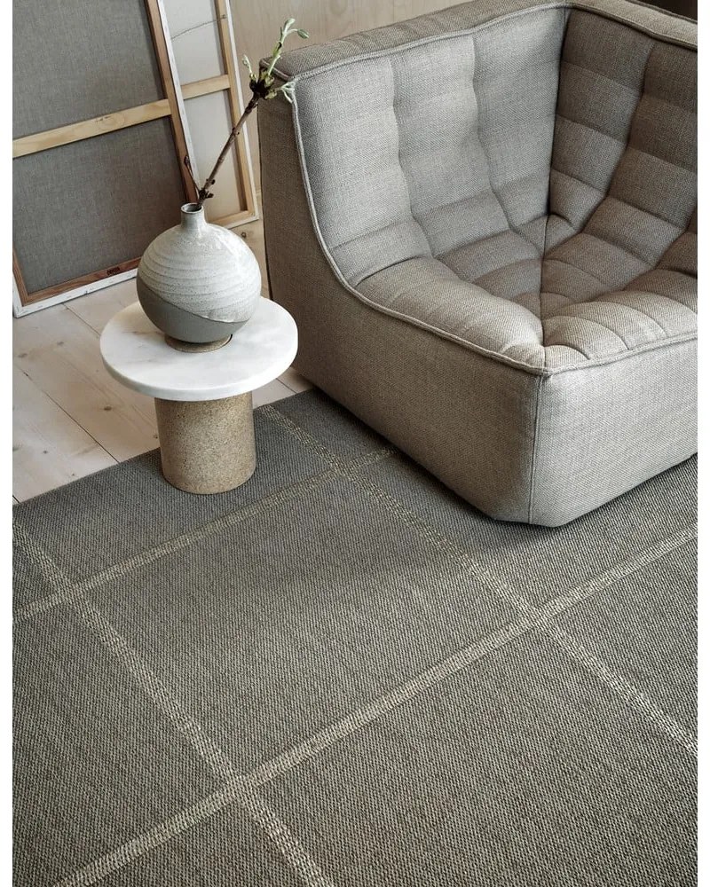 Béžový vnútorný a vonkajší behúň 70x150 cm Ada Dark Linen – Pappelina