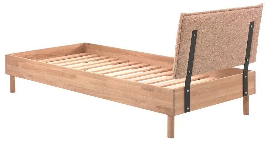 Detská posteľ z dubového dreva v prírodnej farbe 90x200 cm Forrest - Vipack