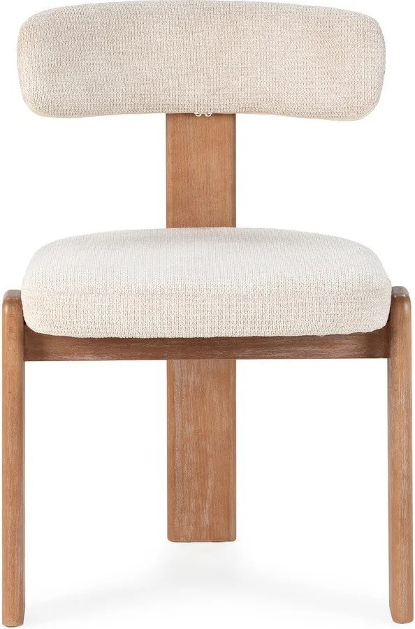 Krémovobiele čalúnené jedálenské stoličky v súprave 2 ks Nadia – MOME