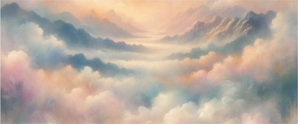 Obraz - Oblaky (120x50 cm)