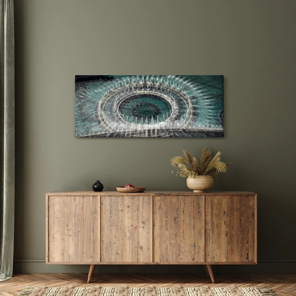 Obraz fontány (120x50 cm)