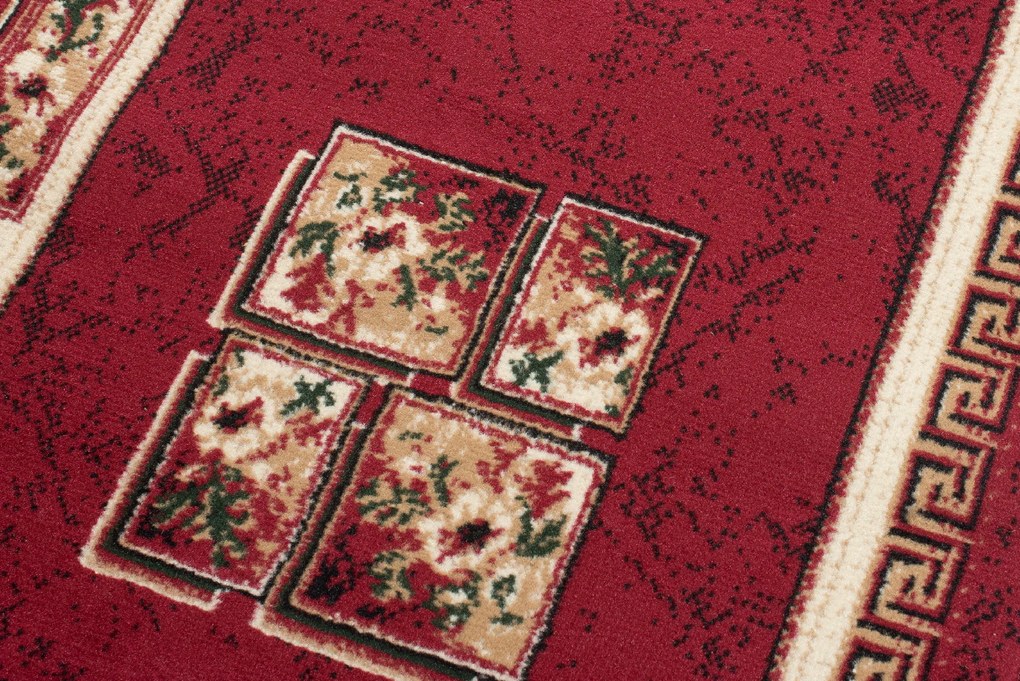 TA Koberec 4489B ČERVENÝ ATLAS PP Rozmer: 70x300 cm