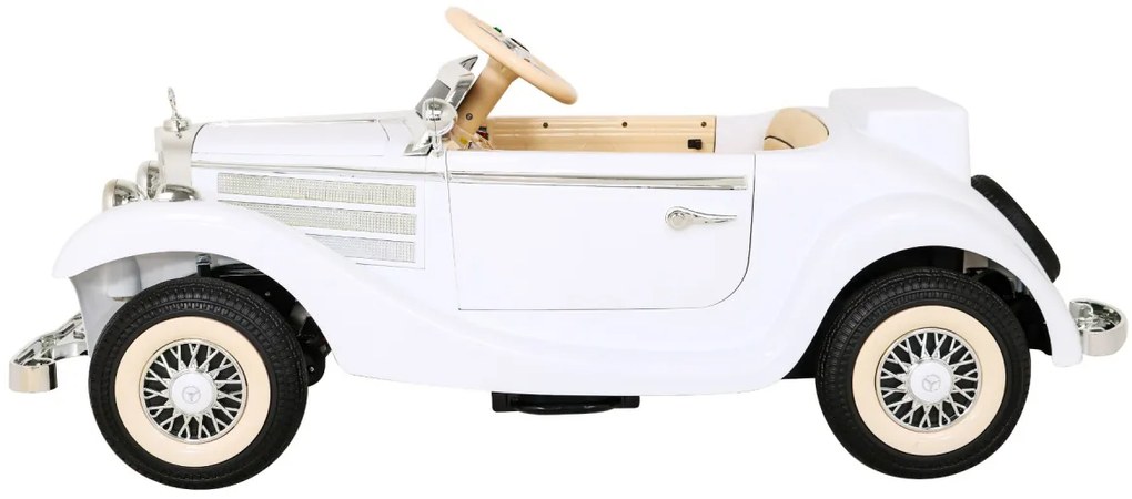Elektrické autíčko Mercedes Benz Retro Type 540A - biely