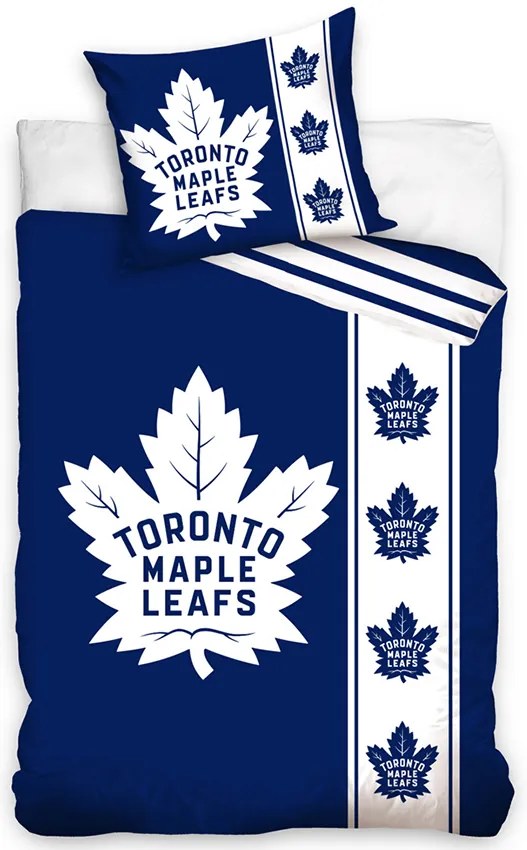 NHL Mikroplyšové obliečky Toronto Maple Leafs Belt 140x200/70x90 cm