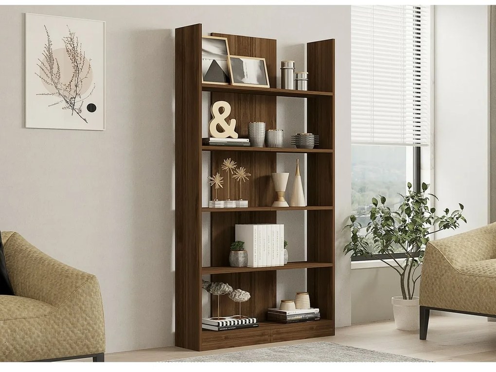 Knižnica Ikiz Walnut