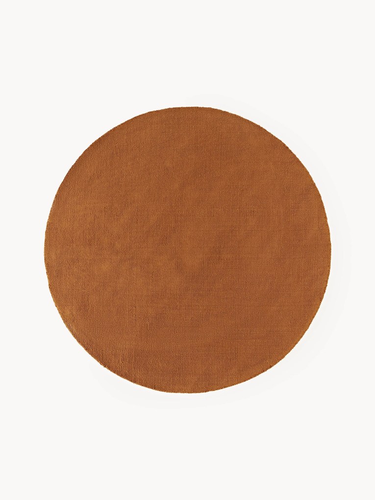 Okrúhly bavlnený koberec Lora