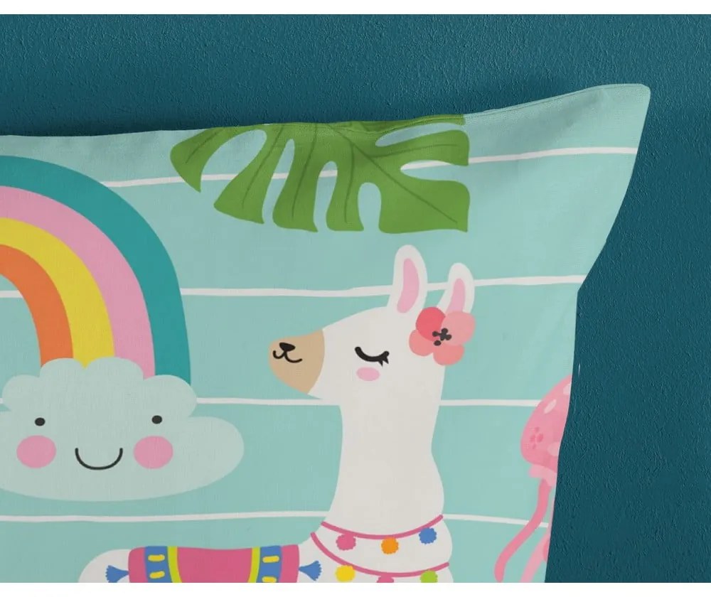 Modré bavlnené detské obliečky na jednolôžko 140x200 cm Festen – Good Morning