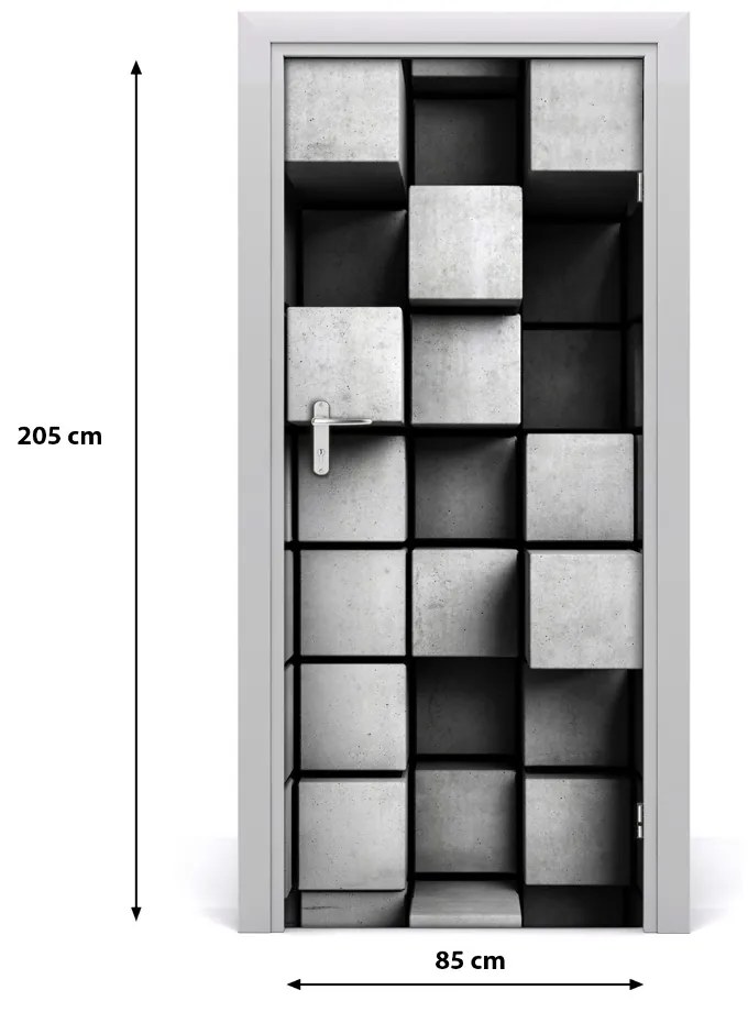 Samolepiace fototapety na dvere abstrakcie 85x205 cm
