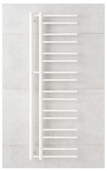 P.M.H. T2W - Kúpeľňový rebríkový radiátor THEIA 352 W 154 cm pravý/biely
