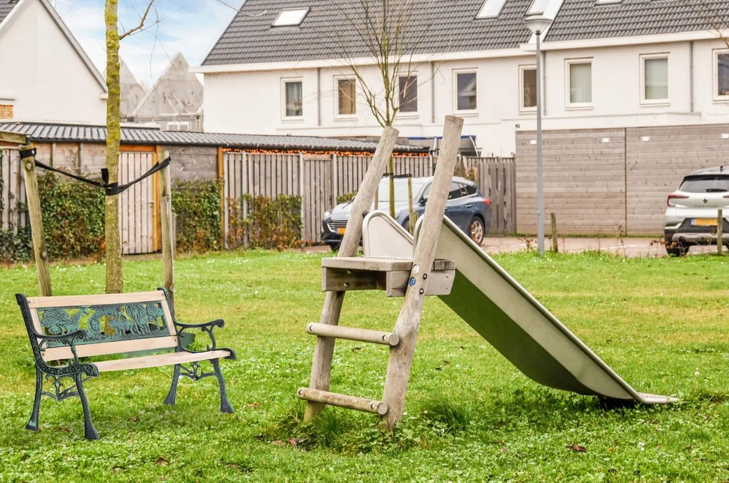 Dětská zahradní lavice ELARA 82 cm z masivu/zelená