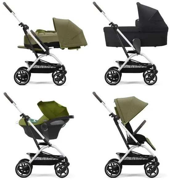 Cybex športový kočík Eezy S Twist+ 2 SILVER nature green