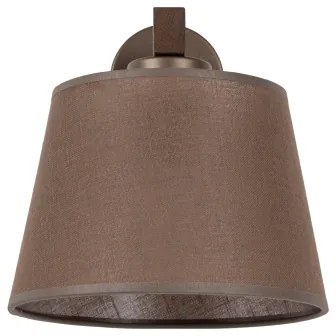 Brilagi - Nástenné svietidlo LATTE 1xE27/15W/230V borovica/hnedá