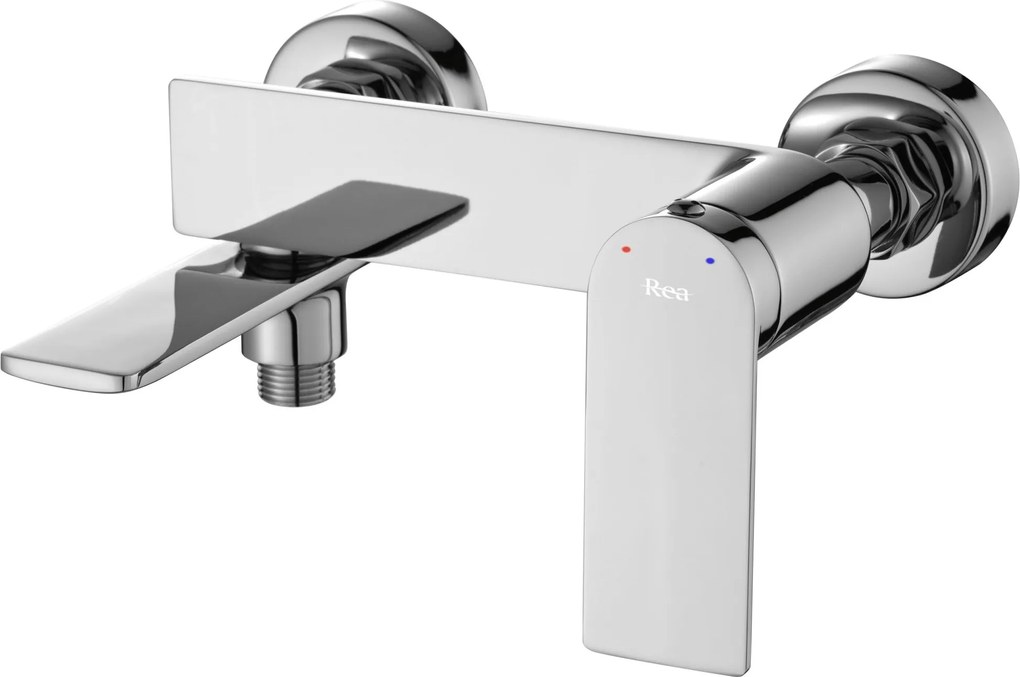 Rea Storm, vaňová batéria so sprchovou sadou, chrómová, REA-B6204
