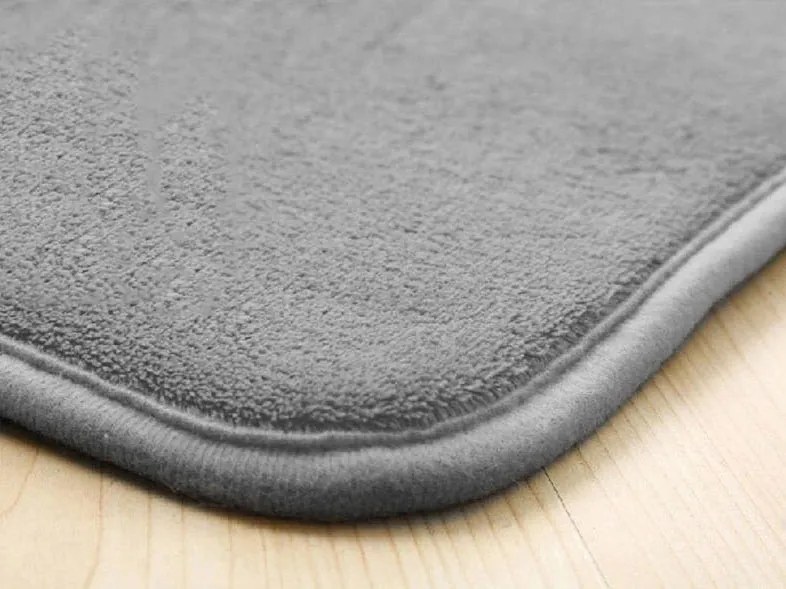 TZ Tmavosivý jednofarebný obdĺžnikový koberec Polar Rozmer: 100x150 cm