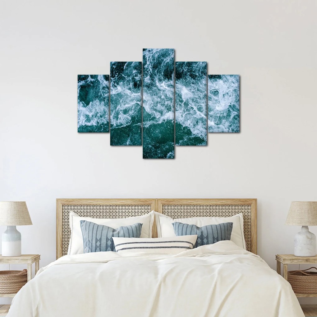 Obraz - Vlny oceánu (150x105 cm)