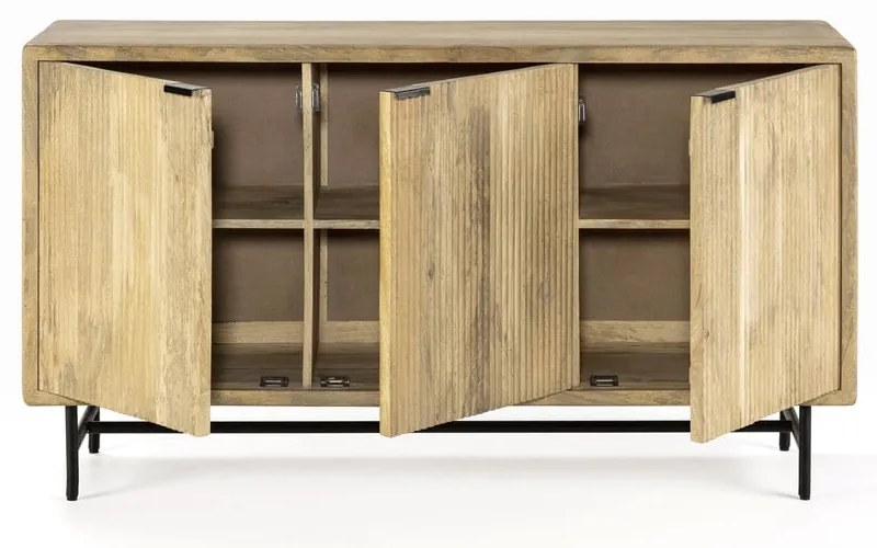 Komoda z mangového dreva v prírodnej farbe 150x85x40 cm Mundra – MOME